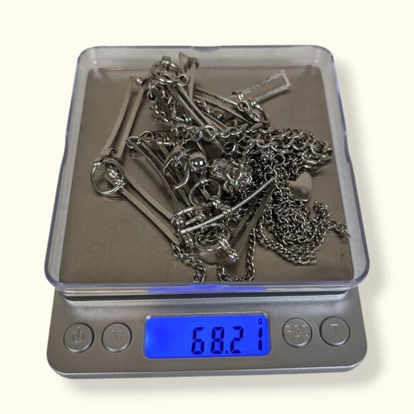 (2/$20) Vintage Metal Link Tasselled Accent Belt - Picture 6 of 6